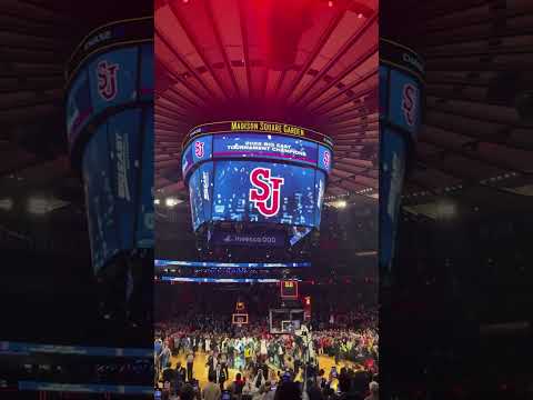 St Johns Wins Their First Big East Title In 25 Years! #BigEastTournament