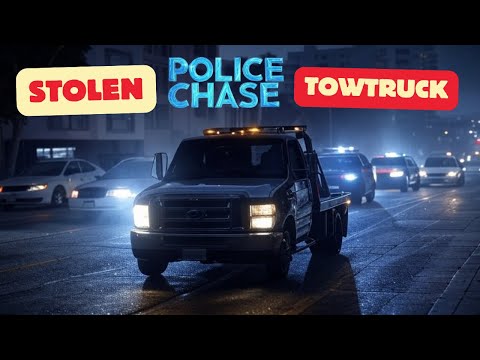 Wild LA Tow Truck Chase: Man Steals Vehicle, Leads Police on High-Speed Pursuit in Sherman Oaks