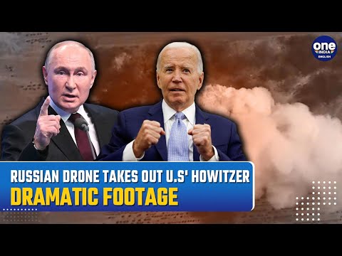 DRAMATIC VIDEO: Russian Lancet Drone Wreck Havoc On U.S-Made M109 Howitzer On Ukrainian Frontline