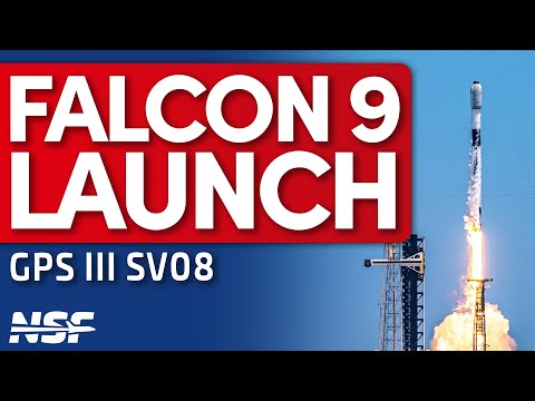 🚀 SpaceX Falcon 9 Launches GPS III SV08