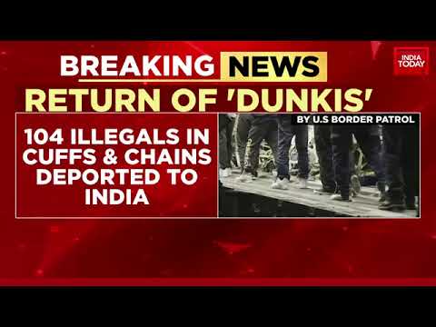 US Deportation Shocking News: Video Shows Indian Illegal immigrants In Chains