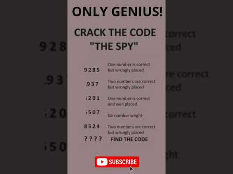 Could you crack the code and unlock this code? | Challenging Puzzle and Brain Teaser #shorts