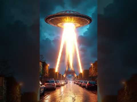 UFO Above Famous Landmarks