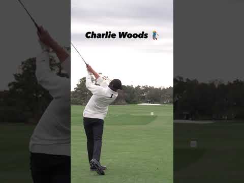 Charlie Woods’ swing is PURE 😮