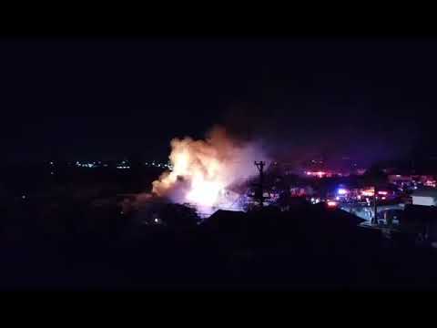 Drone catches dramatic footage of Phoenix house fire