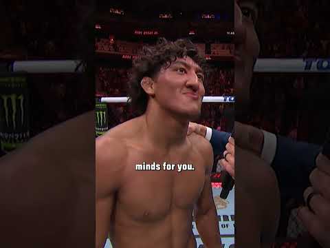 He let the intrusive thoughts win 😂 #ufc306