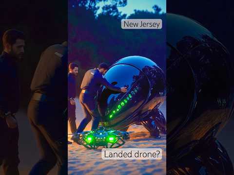 New Jersey’s first landed drone #newjersey #uap #alien #drone #ufo #unmanned #unmannedaerialvehicle