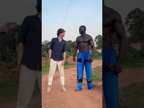 He doesn’t look real 😱😳 #music #model #alphamen #africangiant #dance #shorts