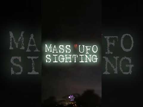 UFO witnessed by large group in Argentina 🛸👁 #mystery #unidentified #trending