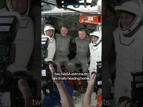NASA Astronauts Finally Head Home After Nine Months in Orbit
