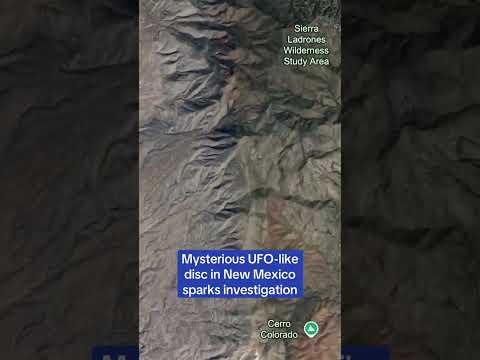 Mysterious UFO-like disc in New Mexico sparks investigation