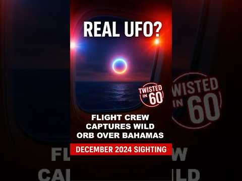 Flight crew films glowing UFO orb over Bahamas. Not swamp gas. Not a glitch. 👽 #sighting