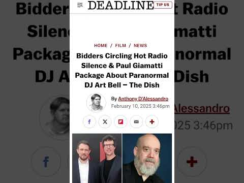 Art Bell Movie In the Works With Paul Giamatti