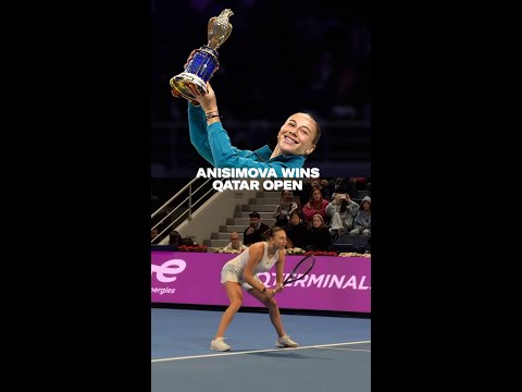 Anisimova Wins the Qatar Open🏆