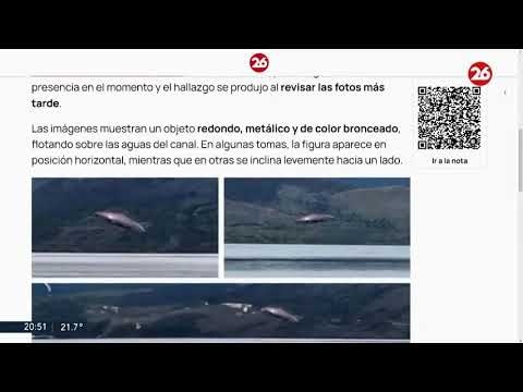 Aliens in Argentina Tourists claim to have seen a UFO in the Beagle Channel