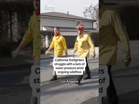 California firefighters struggle with a lack of water pressure amid ongoing wildfires