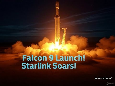 SpaceX Falcon 9 Launch: Starlink Mission from Cape Canaveral!