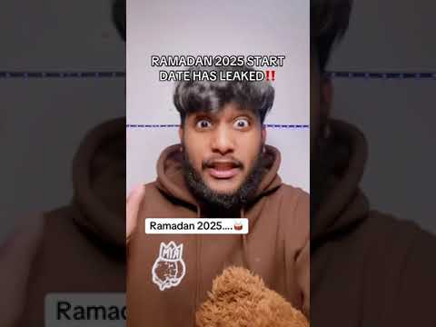 ramadan 2025 start date has leaked @BrowniesaadiYT