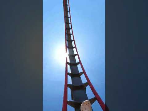THE STEEPEST DROP ON A DIVE COASTER #shorts