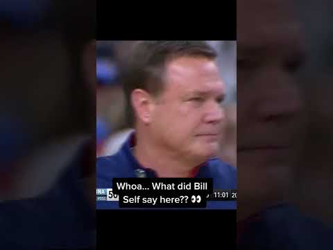 Yoooo did Bill Self call game with 11 minutes left!? 😮 #shorts
