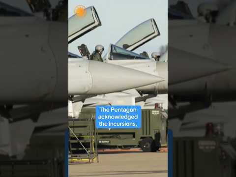 Unidentified drones reportedly flew over sensitive U.S. military sites #shorts
