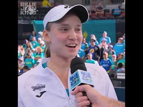 Elena Rybakina: &quot;I&#039;m kind of a driver now!&quot;