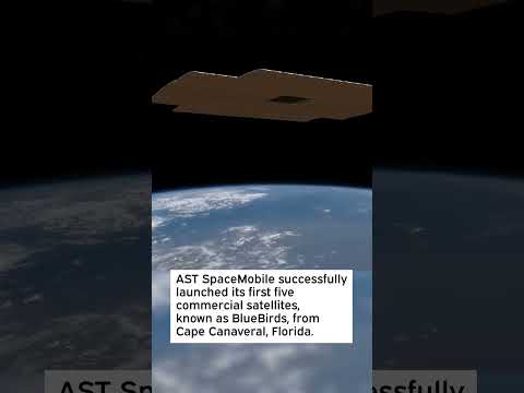 AST SpaceMobile Launches First BlueBird Satellites for Global Broadband Service #ASTS #SpaceX