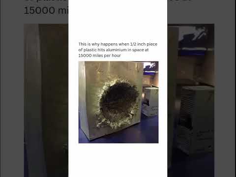 What Happens When Space Debris Hits at 15,000 MPH!