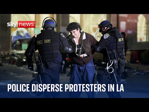 UCLA protests: Police disperse students amid violent clashes in US