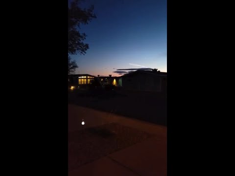 The latest SpaceX launch in Cali - seen in Utah!