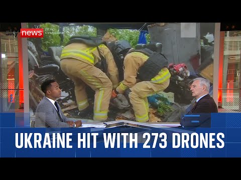 Russia launches largest drone attack of the war on Ukraine