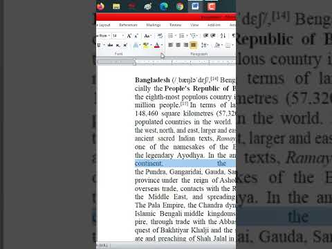 Remove Extra Spacing in MS Word by Kerning Settings #shorts