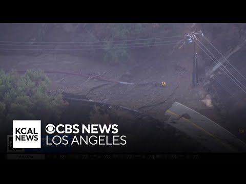 Massive mudslide once again impacting businesses along Topanga Canyon