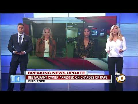 Restaurant owner arrested on charges or rape