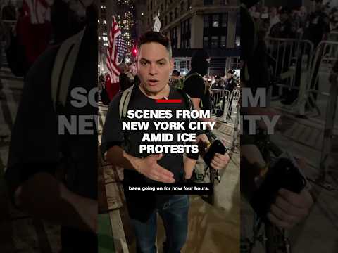 Scenes from New York City amid ICE protests