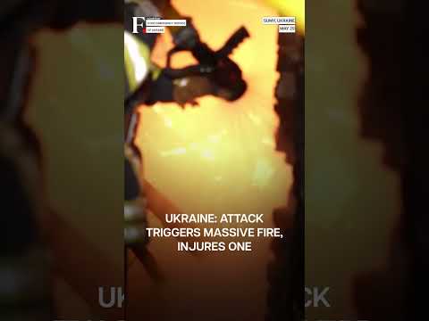 Ukraine: Russian Drone Attack Triggers Massive Fire, Kills One | N18G