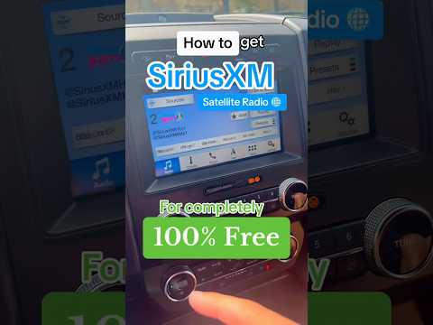 How to get SiriusXM Radio in your car for FREE…
