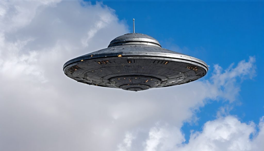 A Metallic Marvel in the Sky: Ushuaia’s UFO Mystery Captivates the World A Metallic Marvel in the Sky: Ushuaia’s UFO Mystery Captivates the World