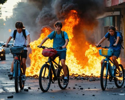 Violence Unleashed: Teens on Bicycles Ignite Chaos in Los Angeles Streets Violence Unleashed: Teens on Bicycles Ignite Chaos in Los Angeles Streets